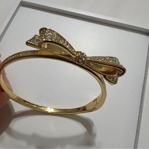Kate Spade gold bow bracelet